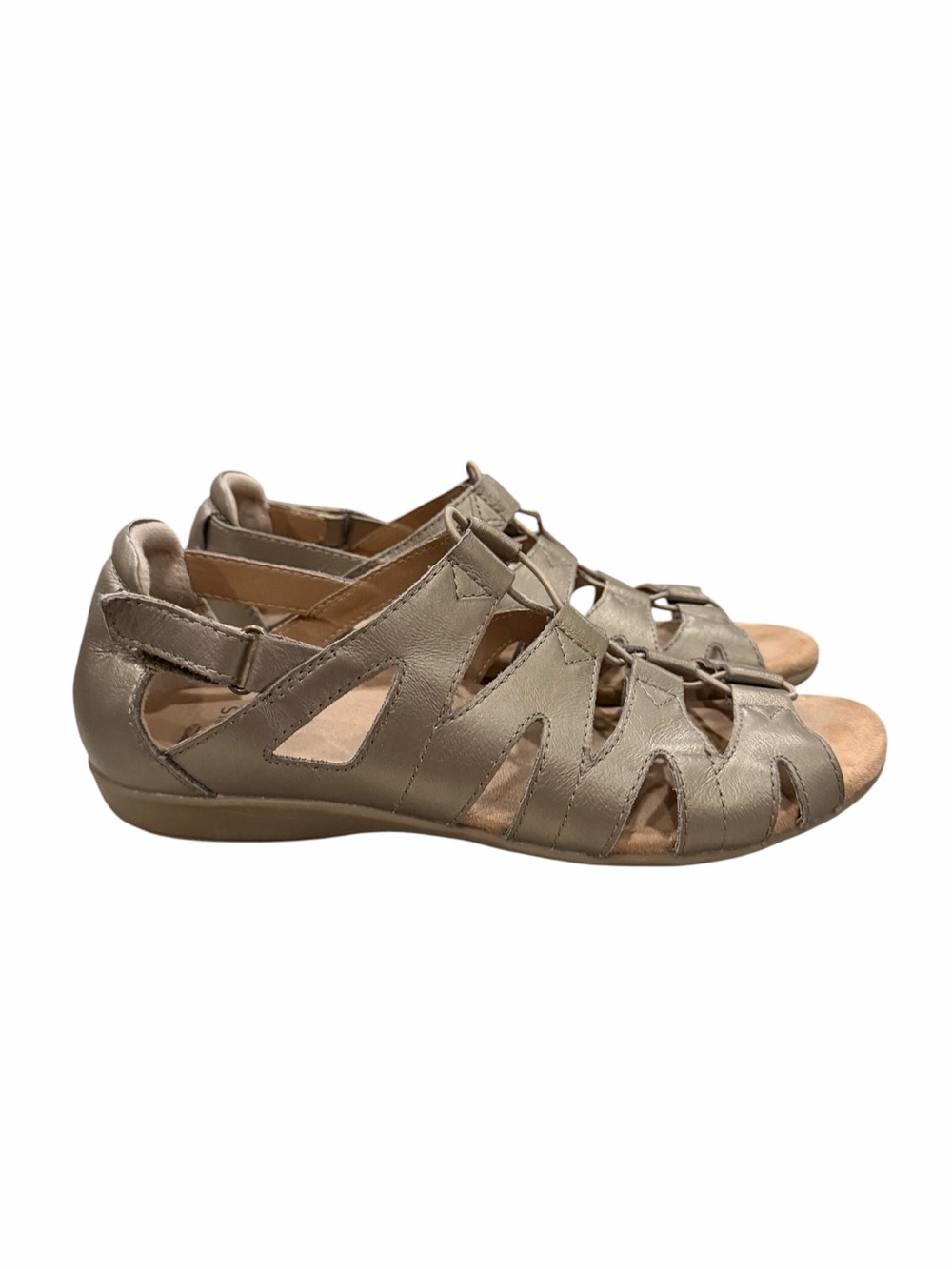 Earth Origins Bea Women's‎ Sandal 9 Metallic Gold Summer S6